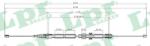 LPR Cablu, frana de parcare LPR C0263B (C0263B)