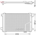 DENSO Condensator, climatizare DENSO DCN17035 (DCN17035)