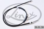 LINEX Cablu, frana de parcare LINEX 26.01. 38 (26.01.38)