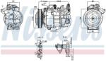 NISSENS Compresor, climatizare NISSENS ** FIRST FIT ** 891043 (891043)