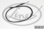 LINEX Cablu, frana de parcare LINEX 35.02. 57 (35.02.57) - automobilus