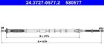 ATE Cablu, frana de parcare ATE 24.3727-0577.2 (24.3727-0577.2) - automobilus