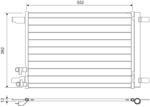 VALEO Condensator, climatizare VALEO 822707 (822707)
