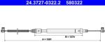 ATE Cablu, frana de parcare ATE 24.3727-0322.2 (24.3727-0322.2)