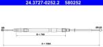 ATE Cablu, frana de parcare ATE 24.3727-0252.2 (24.3727-0252.2)