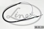 LINEX Cablu, frana de parcare LINEX 38.01. 19 (38.01.19) - automobilus