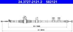 ATE Cablu, frana de parcare ATE 24.3727-2121.2 (24.3727-2121.2)