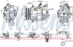 NISSENS Compresor, climatizare NISSENS ** FIRST FIT ** 890893 (890893)