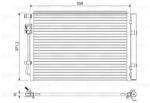 VALEO Condensator, climatizare VALEO 822597 (822597) - automobilus
