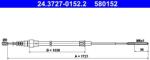 ATE Cablu, frana de parcare ATE 24.3727-0152.2 (24.3727-0152.2)
