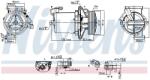 NISSENS Compresor, climatizare NISSENS ** FIRST FIT ** 890172 (890172)