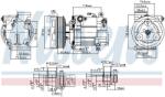 NISSENS Compresor, climatizare NISSENS ** FIRST FIT ** 89549 (89549)