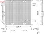 DENSO Condensator, climatizare DENSO DCN02028 (DCN02028) - automobilus