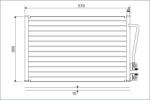 VALEO Condensator, climatizare VALEO 817664 (817664)