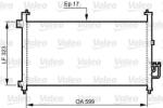VALEO Condensator, climatizare VALEO 814333 (814333)