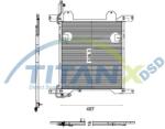 TITANX Condensator, climatizare TITANX CD179002 (CD179002)
