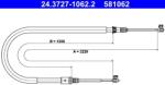 ATE Cablu, frana de parcare ATE 24.3727-1062.2 (24.3727-1062.2) - automobilus