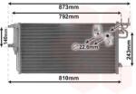 VAN WEZEL Condensator, climatizare VAN WEZEL 18005617 (18005617)