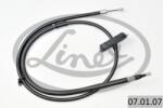 LINEX Cablu, frana de parcare LINEX 07.01. 07 (07.01.07)