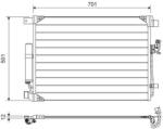 VALEO Condensator, climatizare VALEO 822605 (822605) - automobilus