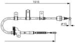 Bosch Cablu, frana de parcare BOSCH 1 987 482 098 (1 987 482 098)