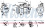 NISSENS Compresor, climatizare NISSENS ** FIRST FIT ** 890919 (890919)