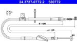 ATE Cablu, frana de parcare ATE 24.3727-0772.2 (24.3727-0772.2)