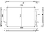 MAHLE Condensator, climatizare MAHLE BEHR AC 812 000S (AC 812 000S)