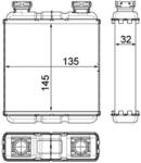 MAHLE Schimbător de căldură, încălzire habitaclu MAHLE BEHR *** PREMIUM LINE *** AH 188 000P (AH 188 000P)