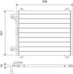 VALEO Condensator, climatizare VALEO 817570 (817570)
