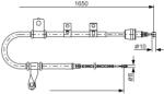 Bosch Cablu, frana de parcare BOSCH 1 987 482 074 (1 987 482 074)