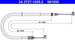 ATE Cablu, frana de parcare ATE 24.3727-1055.2 (24.3727-1055.2) - automobilus