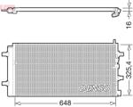 DENSO Condensator, climatizare DENSO DCN02002 (DCN02002) - automobilus