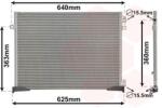 VAN WEZEL Condensator, climatizare VAN WEZEL 43005400 (43005400)