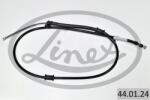 LINEX Cablu, frana de parcare LINEX 44.01. 24 (44.01.24)
