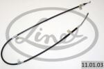 LINEX Cablu, frana de parcare LINEX 11.01. 03 (11.01.03) - automobilus
