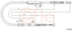 COFLE Cablu, frana de parcare COFLE 17.0236 (17.0236) - automobilus