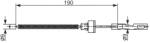 Bosch Cablu, frana de parcare BOSCH 1 987 482 561 (1 987 482 561)