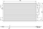 VALEO Condensator, climatizare VALEO NEW PART 815064 (815064)