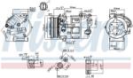 NISSENS Compresor, climatizare NISSENS ** FIRST FIT ** 890210 (890210)