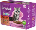 Whiskas Junior klasszikus krémes tasakos eledel válogatás kölyök macskák számára 4 x