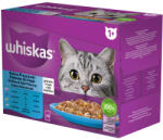 Whiskas halas tasakos eledel válogatás felnőtt macskák számára 4 x