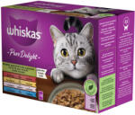 Whiskas Pure Delight alutasakos macskaeledel válogatás 4 x