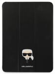 KARL LAGERFELD Saffiano Karl Head iPad Pro 12.9″ 2020/2021 kinyitható tartó (fekete)