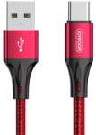 JOYROOM USB - USB Type C kábel 3A 0.2m (piros)