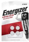 Energizer gombelem LR44/A76, alkáli, 4db/csomag (ENERGIZER_E300141404) (ENERGIZER_E300141404)