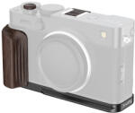 SmallRig 6237 L-Shaped Mount Plate with Wooden Handle for Fujifilm X-E5 (Ebony, Black) (6237)