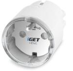 iGET Priză inteligentă Wi-Fi Tuya cu monitorizare a consumului, 3680W/230V (IK0034)