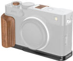 SmallRig 5985 L-Shaped Mount Plate with Wooden Handle for Fujifilm X-E5 (Rosewood, Black) (5985)
