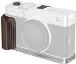SmallRig 6236 L-Shaped Mount Plate with Wooden Handle for Fujifilm X-E5 (Ebony, Silver) (6236)